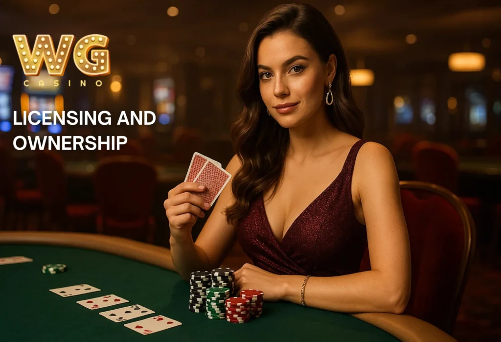 WG Casino licensing and ownership.