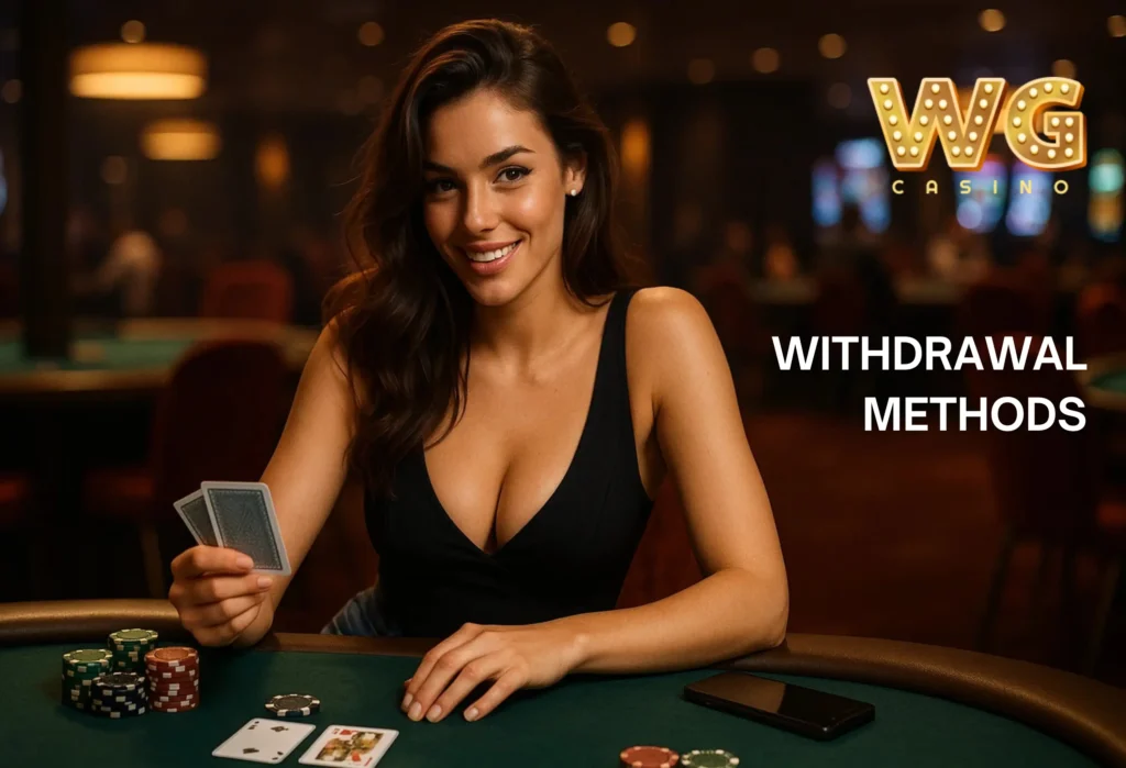 WG Casino withdrawal methods.